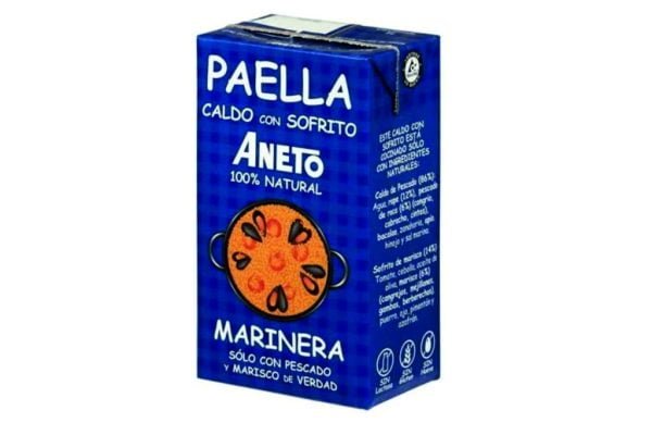 Caldo natural Paella Marinera con Sofrito Pescado Y Marisco 1L