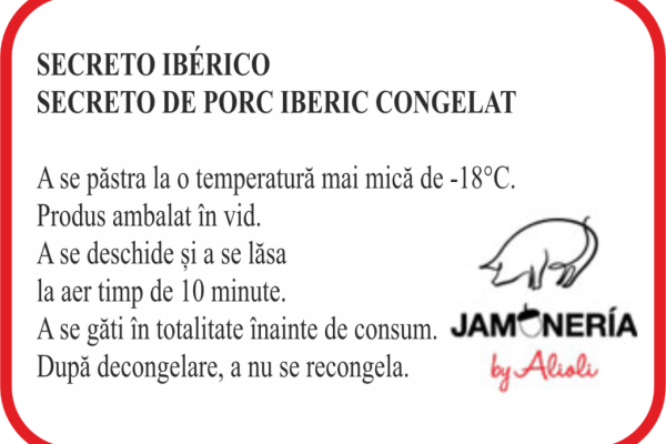 Secreto Ibérico Extra (pret/kg - aprox 0.7-1kg)