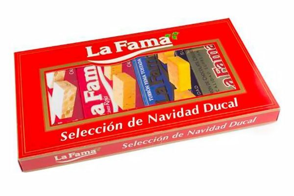 Mix de Turrón La Fama Seleccion (de Alicante, cu ciocolata, de Jijona, cu portocala) 4x200g