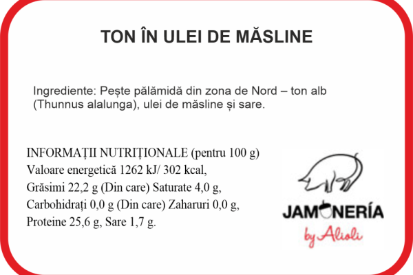 Ton Bonito în ulei de măsline 260g