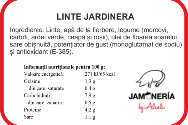 Linte Lenteja a la Jardinera 420g