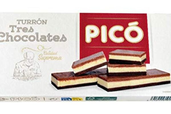 TURRON TRES CHOCOLATES PICO 200g