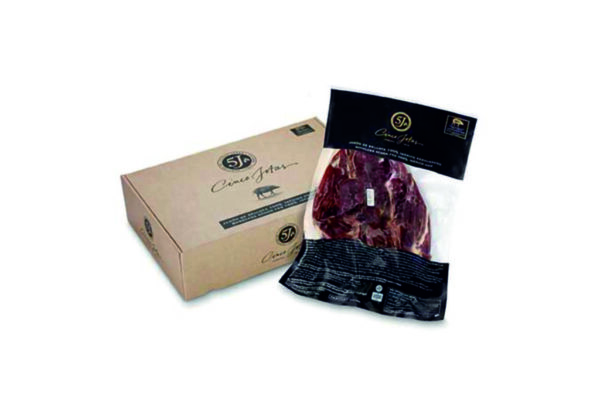 Jamón de Bellota Ibérico 100% Raza Ibérica 5J Cinco Jotas fara os - app 3,7 kg