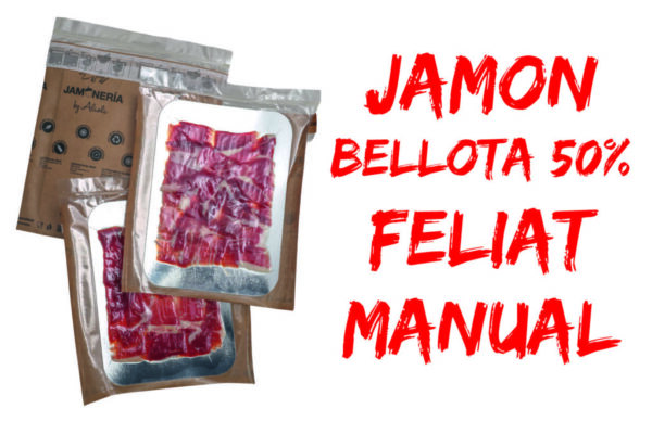 Pachet 3 folii x 100 g Jamon Bellota 50%